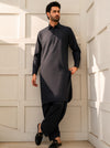 Midnight Black Premium Cotton Shalwar Kameez | Sikandar e Azam