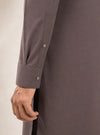 Premium Taupe Brown Shalwar Kameez | Sikandar E Azam