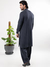 Premium Blended Shalwar Kameez – Midnight Navy | Sikandar e Azam