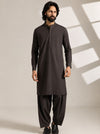 Premium Black Embroidered Shalwar Kameez | Sikandar E Azam