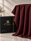 Deep Burgundy Jacquard Fabric | Premium Shalwar Kameez Collection