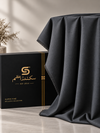 Midnight Navy Jacquard Fabric | Premium Shalwar Kameez Collection