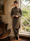Premium Brown Cotton Shalwar Kameez | Classic Men’s Pakistani Wear