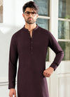 Premium Blended Shalwar Kameez – Deep Maroon | Sikandar e Azam