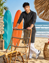 Men’s Premium Charcoal Black Kurta | Modern Pakistani Traditional Wear