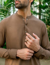 Premium Chocolate Brown Shalwar Kameez | Sikandar e Azam Menswear