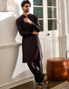 Premium Blended Shalwar Kameez – Deep Maroon | Sikandar e Azam