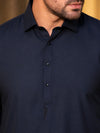 Premium Navy Blue Shalwar Kameez | Sikandar e Azam Menswear