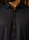 Midnight Black Luxury Shalwar Kameez – Sikandar e Azam