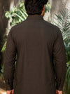 Premium Dark Brown Men’s Shalwar Kameez | Classic Pakistani Menswear