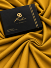 Premium Mustard Yellow Textured Fabric | Luxury Pakistani Menswear