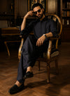 Midnight Black Luxury Shalwar Kameez – Sikandar e Azam