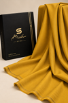 Premium Mustard Yellow Textured Fabric | Luxury Pakistani Menswear