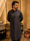 Premium Charcoal Grey Wash & Wear Shalwar Kameez | Sikandar e Azam